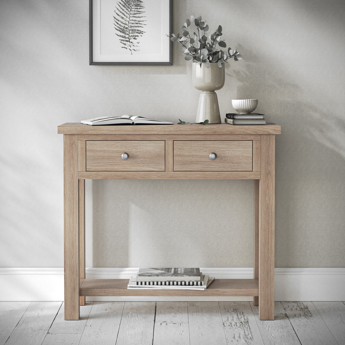 Farrow Oak Console Table from Roseland Furniture