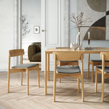 Carnon Oak Dining Chair from Roseland Furniture