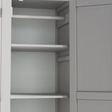 Colette Grey Triple Wardrobe Drawer from Roseland Furniture