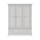 Colette Grey Triple Wardrobe Drawer from Roseland Furniture