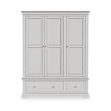Colette Grey Triple Wardrobe Drawer from Roseland Furniture