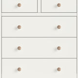 Colette Cream  2 Over 3 Chest Of Drawers from Roseland Furniture
