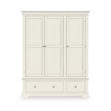 Colette Cream Triple Wardrobe Drawer from Roseland Furniture