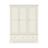 Colette Cream Triple Wardrobe Drawer from Roseland Furniture