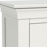 Colette Warm White 2 Over 3 Chest Of Drawers from Roseland Furniture