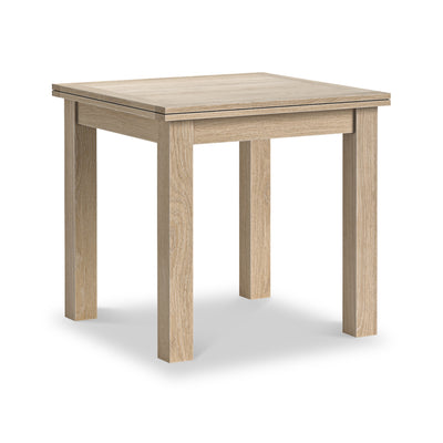 Trelan Washed Oak 80cm - 160cm Flip Top Dining Table