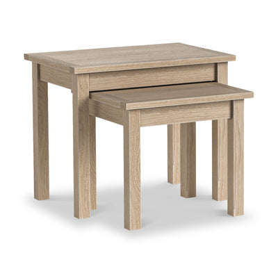 Trelan Washed Oak Nest of Tables