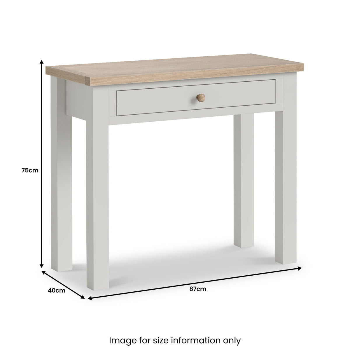 Trelan Single Drawer Dressing Table from Roseland Furniture