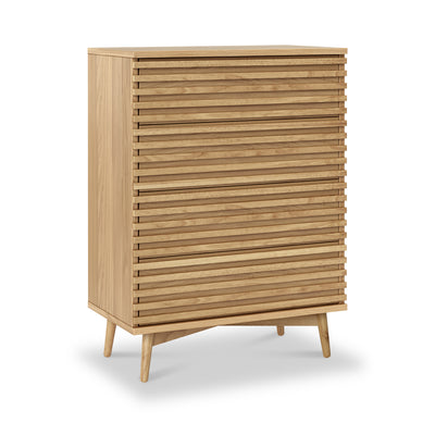 Kari Light Oak 4 Drawer Chest