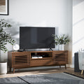 Kari-oak-150cm-wide-tv-unit-dark-stain from Roseland Furniture
