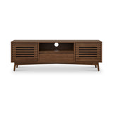 Kari-oak-150cm-wide-tv-unit-dark-stain from Roseland Furniture