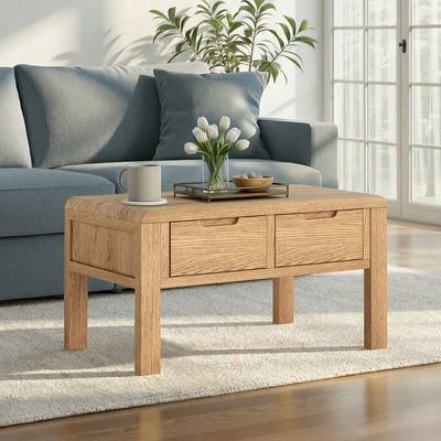 Penryn Oak 2 Drawer Coffee Table