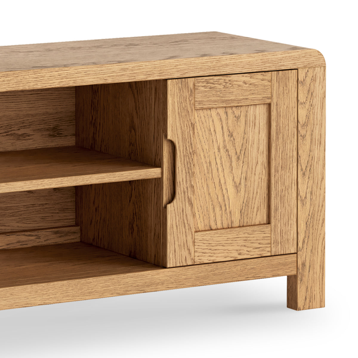 Penryn Oak 120cm TV Unit from Roseland Furniture