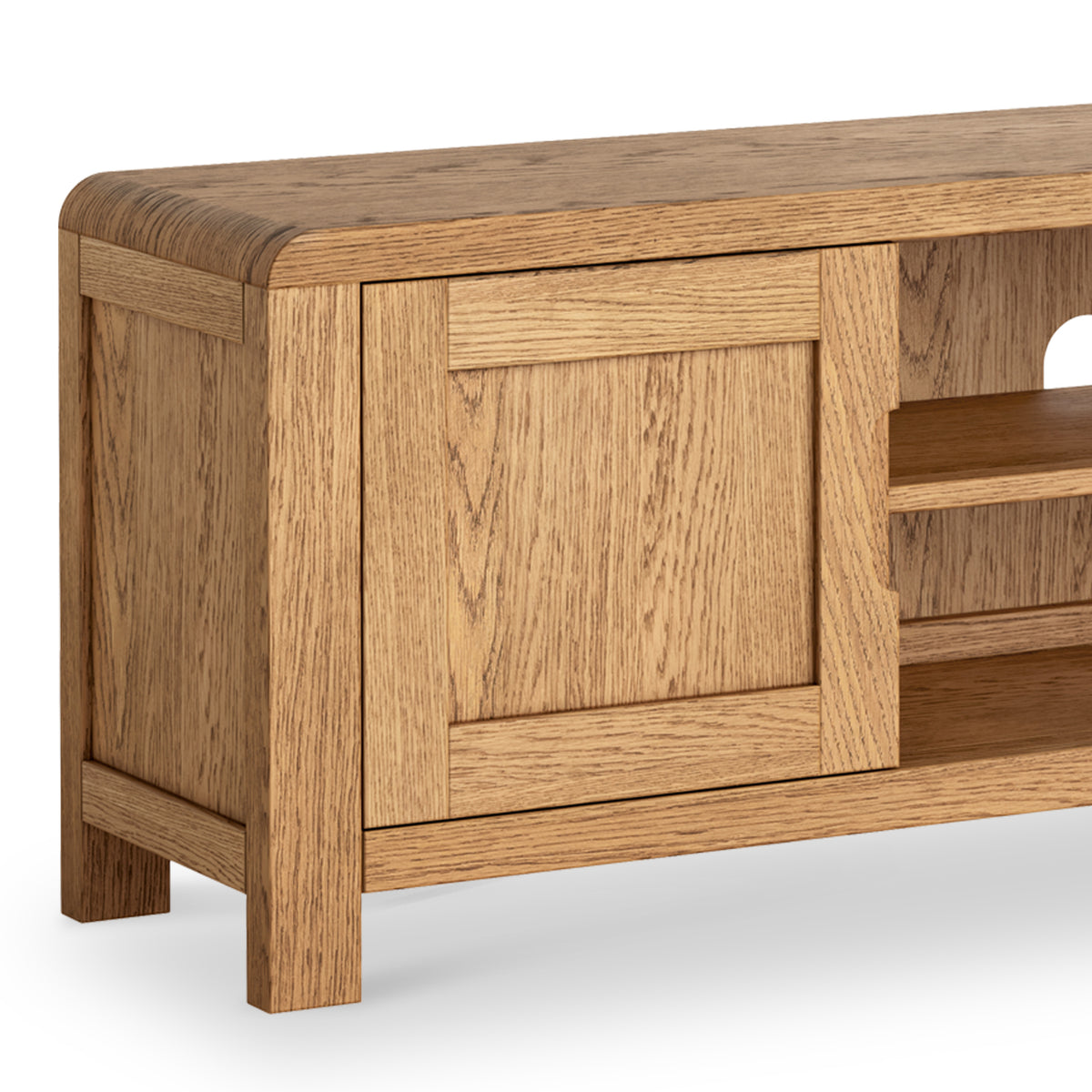 Penryn Oak 160cm TV Unit from Roseland Furniture