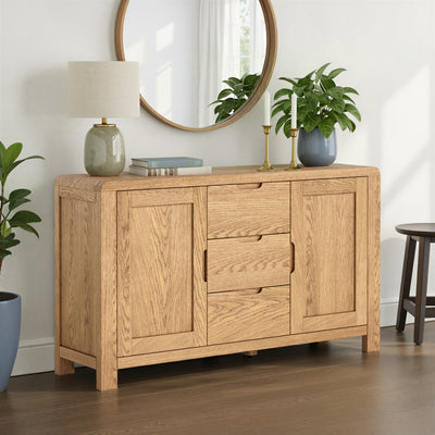 Penryn Oak Large Sideboard
