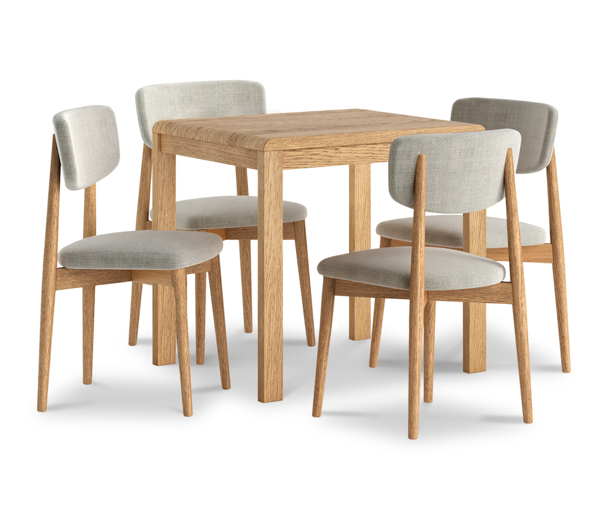 Penryn Oak 80cm Bistro Dining from Roseland Furniture