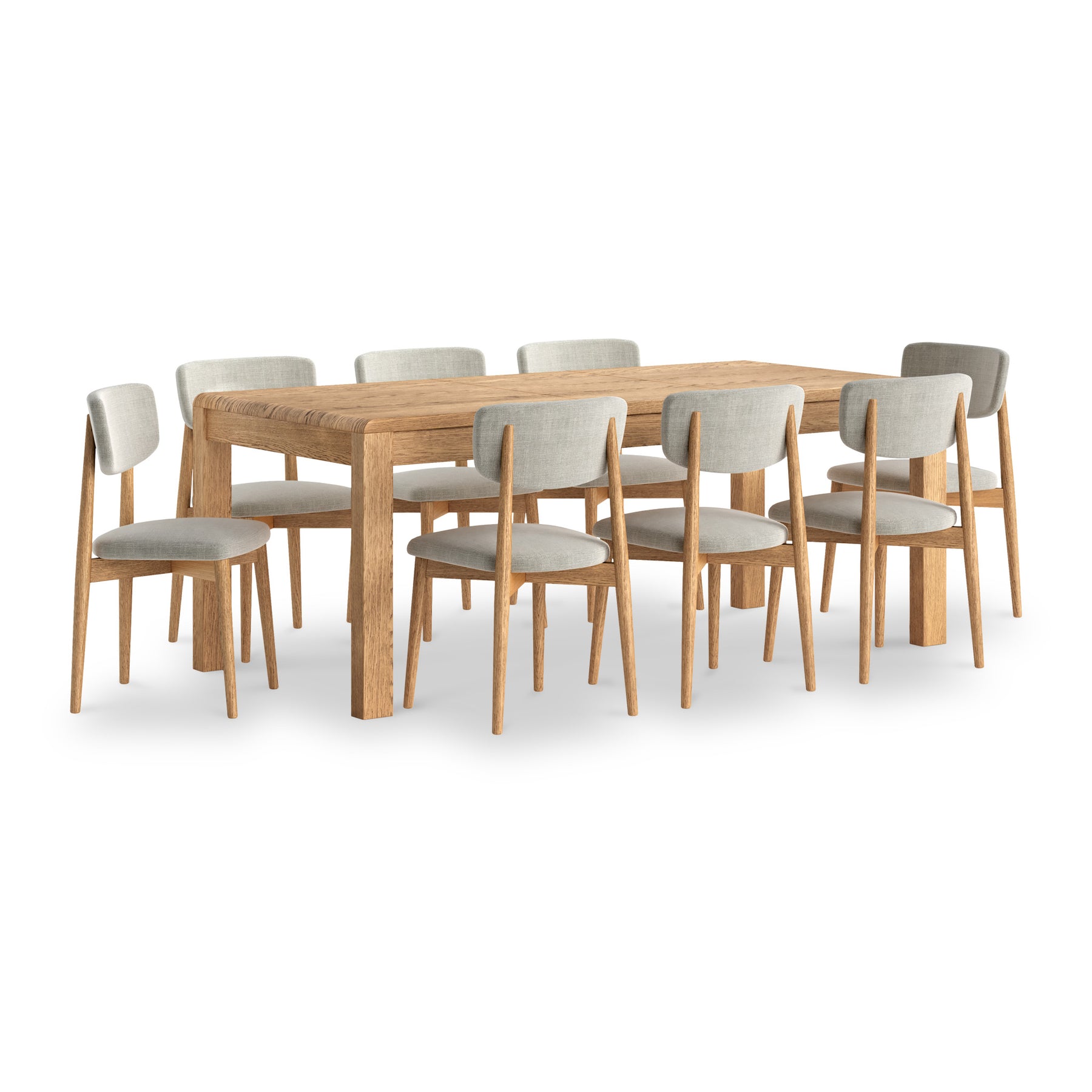 Penryn Oak 150-200cm Extending Dining Table from Roseland Furniture
