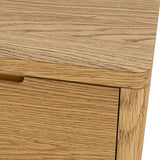 Mylor Oak 3 Drawer Bedside Table from Roseland Furniture