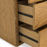 Mylor Oak 5 Drawer Tallboy Chest from Roseland Furniture