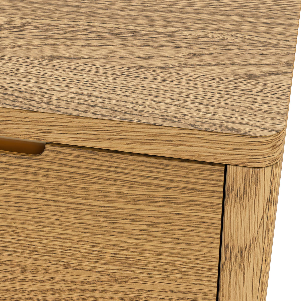 Mylor Oak 5 Drawer Tallboy Chest from Roseland Furniture