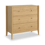 Cavell Oak 3 Drawer Chest Natural  from Roseland Furniture