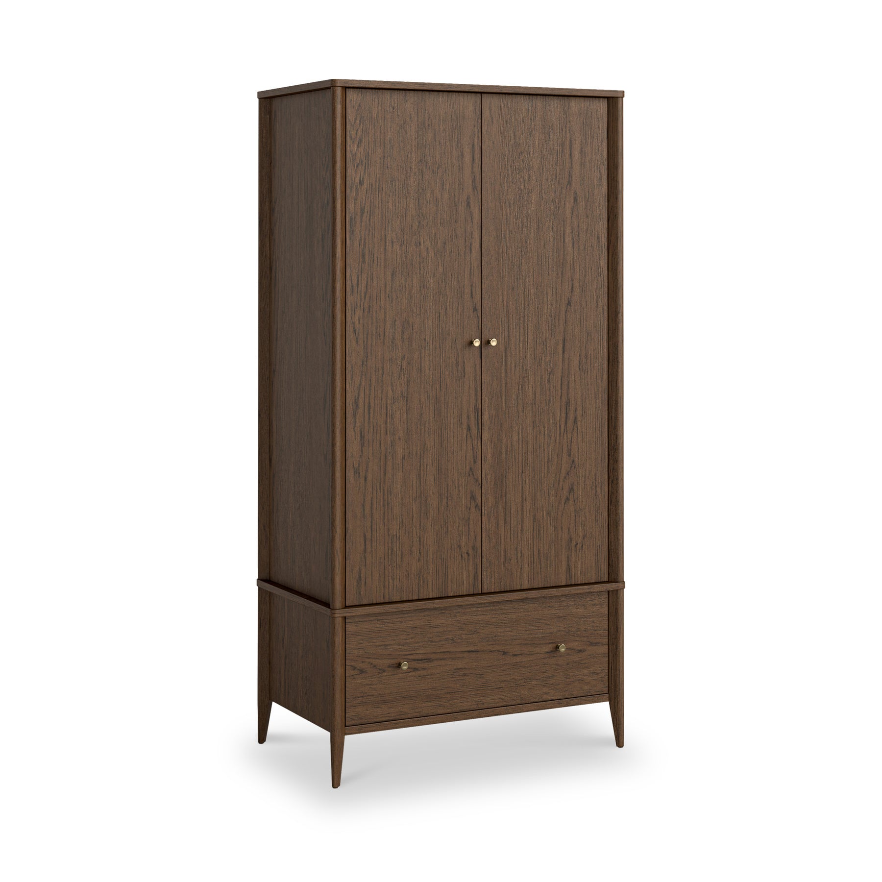 Cavell Oak Double Wardrobe Brown from Roseland Furniture