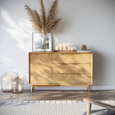 Flintham Oak Small Sideboard