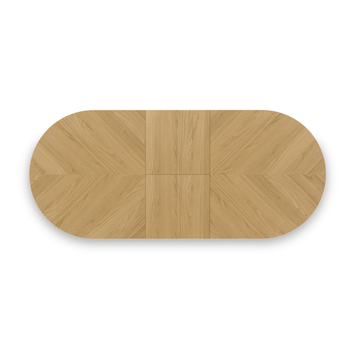 Flintham Oak 180-230cm Oval Extendable Dining Table from Roseland Furniture