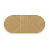 Flintham Oak 180-230cm Oval Extendable Dining Table from Roseland Furniture