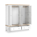 Farrow 4 Door Wardrobe White from Roseland Furniture