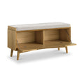 Flintham Oak Storage Bench from Roseland Furniture