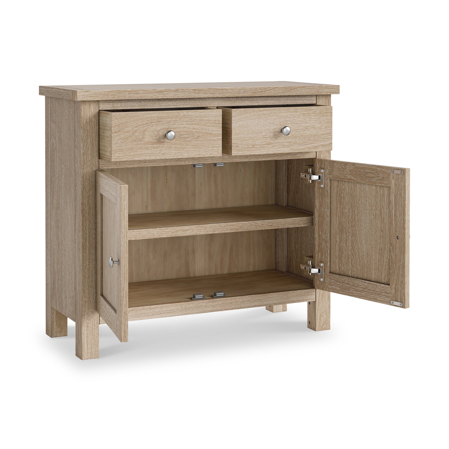 Farrow Oak 2 Door Small Sideboard from Roseland Furniture