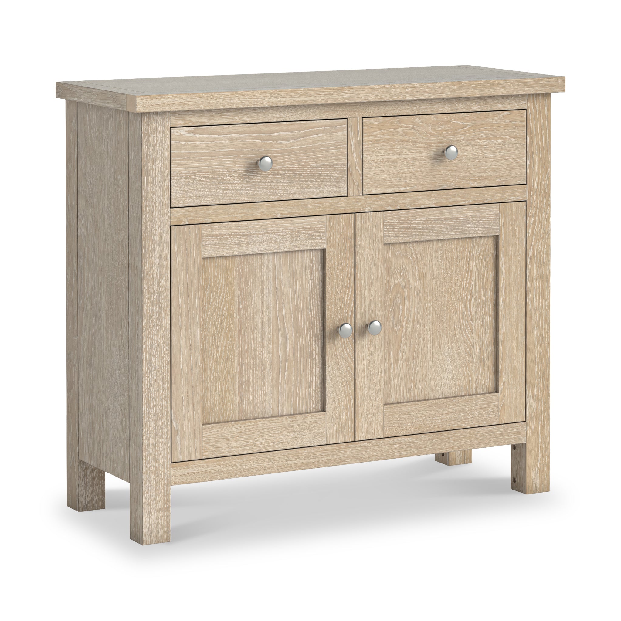 Farrow Washed Oak Small Sideboard Cabinet for Living Room | Roseland