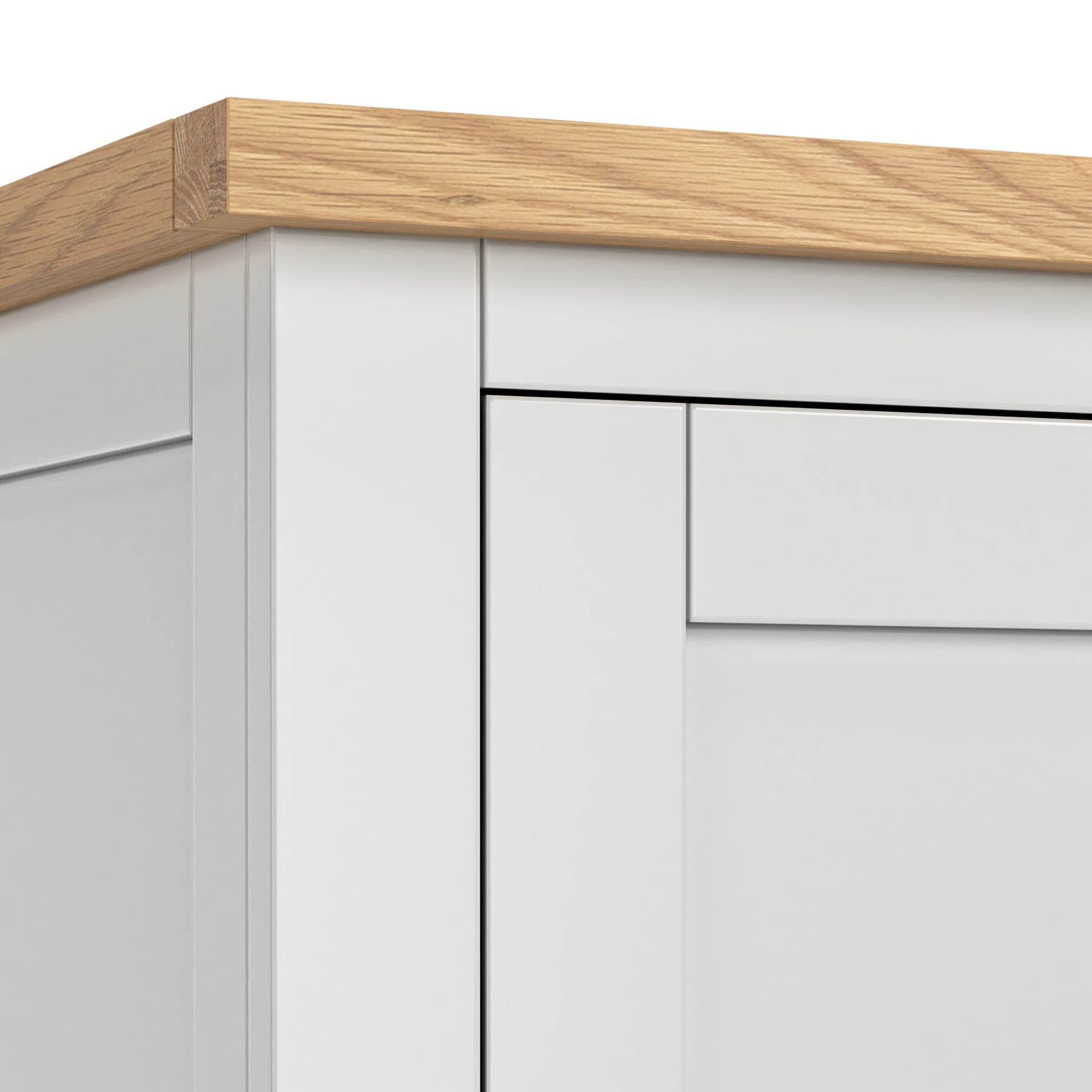 Farrow XL Triple Wardrobe with 2 Drawers from Roseland Furniture