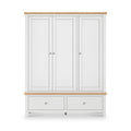 Farrow XL Triple Wardrobe with 2 Drawers from Roseland Furniture