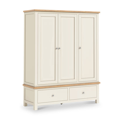 Farrow XL Triple Wardrobe with 2 Drawers