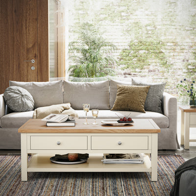 Farrow XL Coffee Table with 2 Drawers