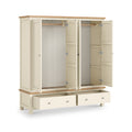 Farrow 4 Door Wardrobe Cream from Roseland Furniture