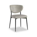 Alfaro Faux Leather Dining Chair Grey from Roseland Furniture