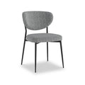 Fierro Boucle Dining Chair Grey from Roseland Furniture