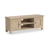 Treland Washed Oak 125cm Large TV Unit from Roseland Furniture