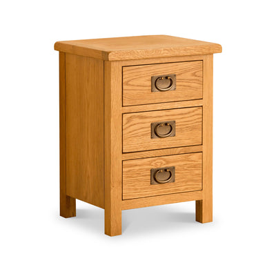 Lanner Oak Bedside Table