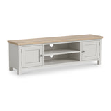 Trelan 160cm Extra Large TV Unit Light Grey from Roseland Furniture