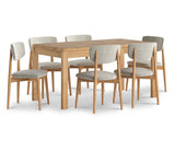 Penryn Oak 115 150cm Extending Dining Table from Roseland Furniture