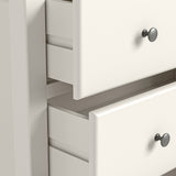 Celine Coconut White Oak Top 6 Drawer Chest from Roseland Furniture