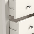 Celine Coconut White Oak Top 4 Drawer Tallboy Chest from Roseland Furniture