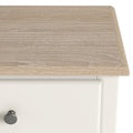 Celine Coconut White Oak Top 4 Drawer Tallboy Chest from Roseland Furniture