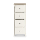 Celine Coconut White Oak Top 4 Drawer Tallboy Chest from Roseland Furniture