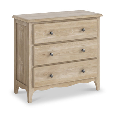 Celine Washed Oak 3 Drawer Chest