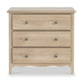 Celine Washed Oak 3 Drawer Chest from Roseland Furniture